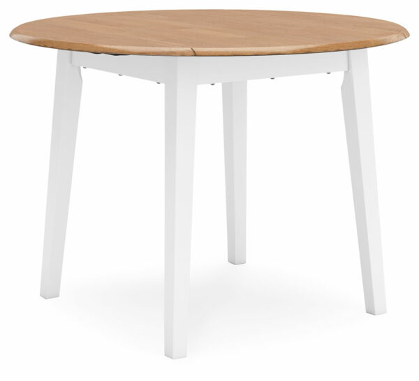 Gesthaven - Round Dining Room Drop Leaf Table Set - Image 8