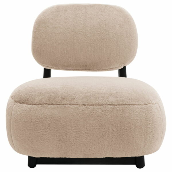 Duffie - Upholstered Armless Accent Chair - Camel - Image 7