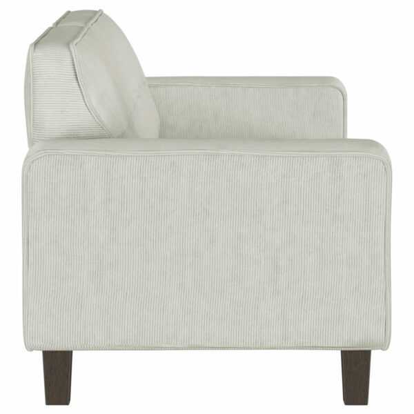 Deerhurst - Upholstered Track Arm Tufted Sofa - Greige - Image 11