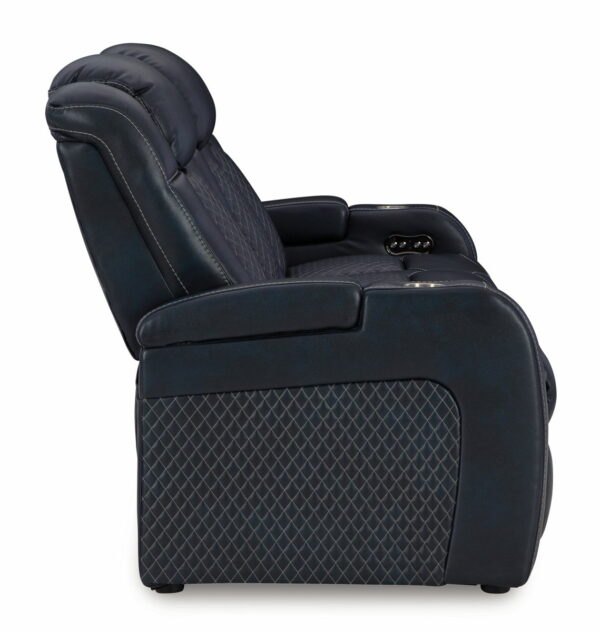 Fyne-dyme - Power Reclining Sofa With Adj Headrest - Image 5