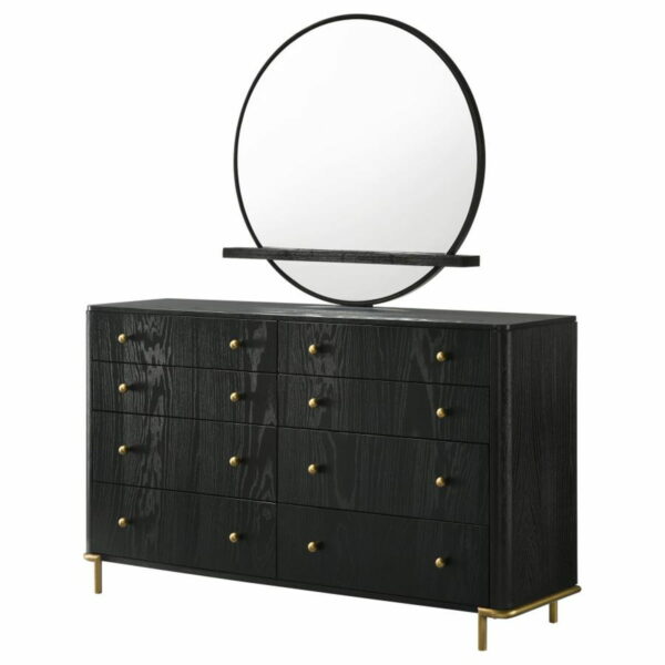 Arini - 8-Drawer Bedroom Dresser With Mirror - Image 15