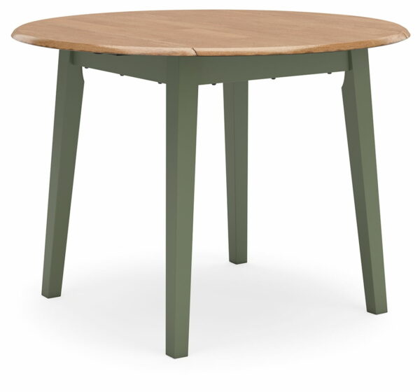 Gesthaven - Round Dining Room Drop Leaf Table Set - Image 4