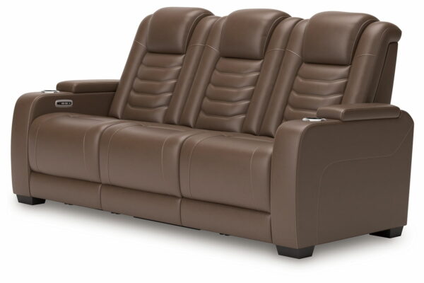 High Impact - Tobacco - Power Reclining Sofa / Adj Headrest - Image 3