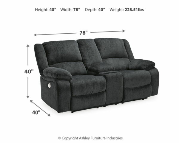 Draycoll - Reclining Loveseat - Image 9