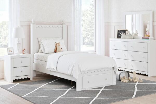 Mollviney - Panel Storage Bed - Image 3