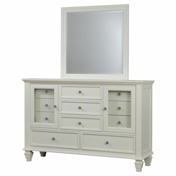 Sandy Beach - 11-drawer Dresser With Mirror - Image 14