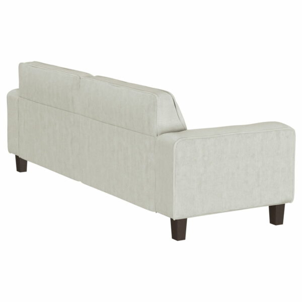 Deerhurst - Upholstered Track Arm Tufted Sofa - Greige - Image 4