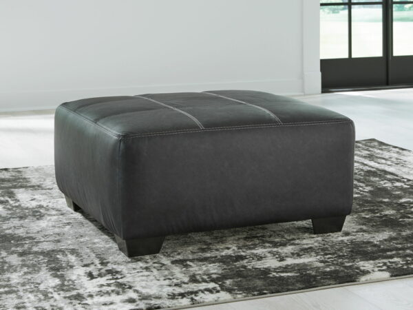 Brixley Pier - Graphite - Oversized Accent Ottoman - Image 2
