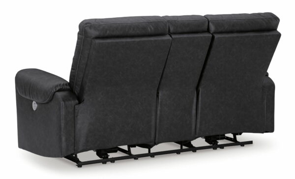 Axtellton - Carbon - Dbl Power Reclining Loveseat With Console - Image 7