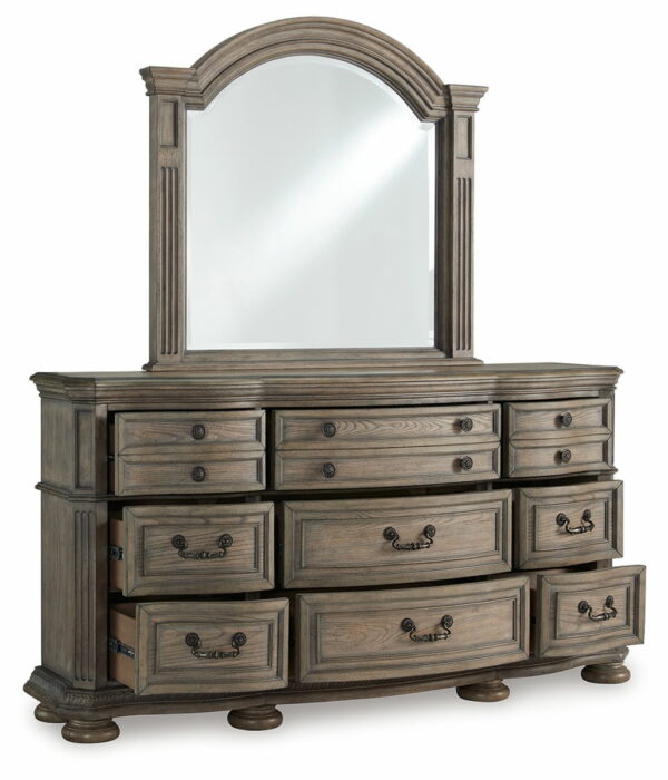 Ardenfield - Light Brown - Dresser And Mirror - Image 5