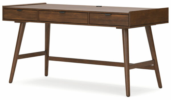 Lyncott - Brown - 3 Pc. - Home Office Desk, Chair, Bookcase - Image 11