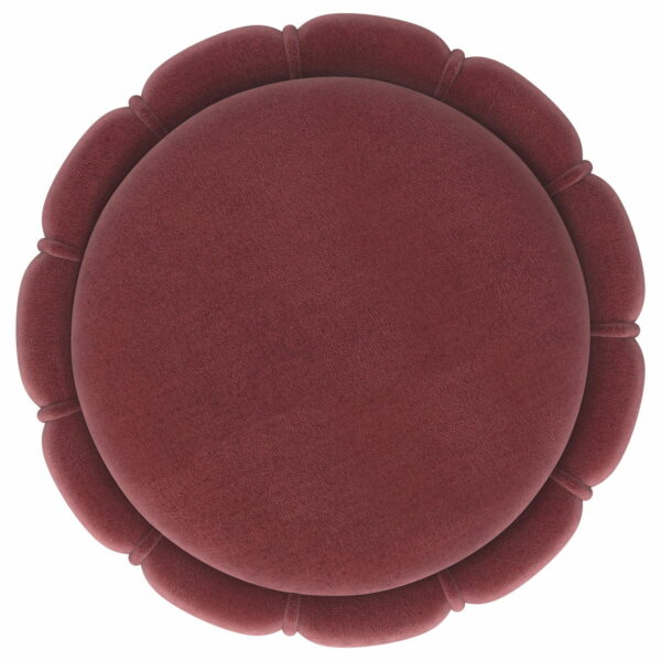 Sora - Round Upholstered Ottoman - Image 8