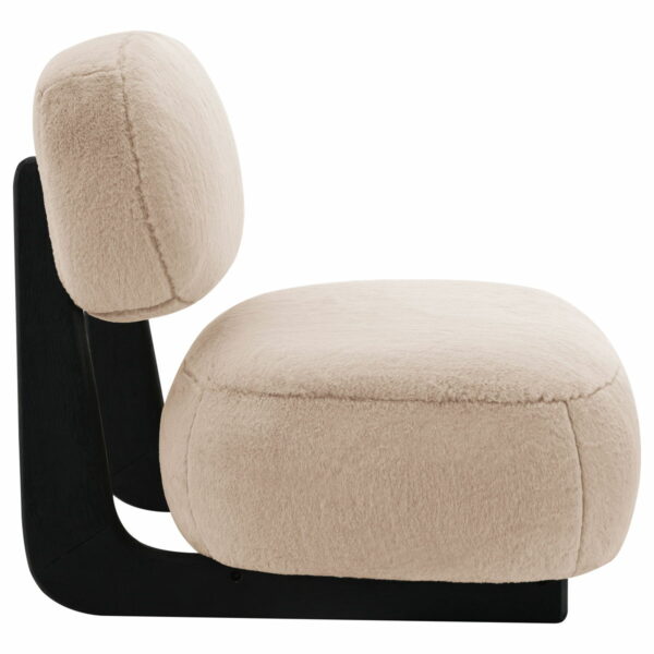 Duffie - Upholstered Armless Accent Chair - Camel - Image 9