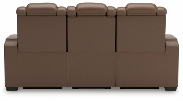 High Impact - Tobacco - Power Reclining Sofa / Adj Headrest - Image 5