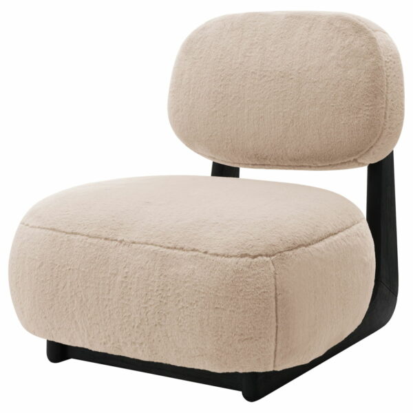 Duffie - Upholstered Armless Accent Chair - Camel - Image 8