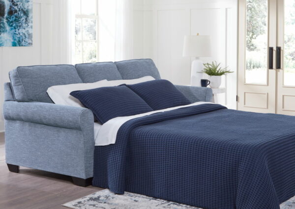 Carissa Manor - Denim - Queen Sofa Sleeper - Image 3