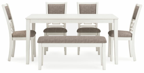 Erinberg - Antique White - Dining Room Table Set (Set of 6) - Image 2