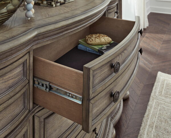 Ardenfield - Light Brown - Dresser And Mirror - Image 3