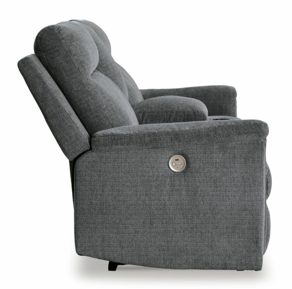 Barnsana - Dbl Power Reclining Loveseat With Console - Image 13
