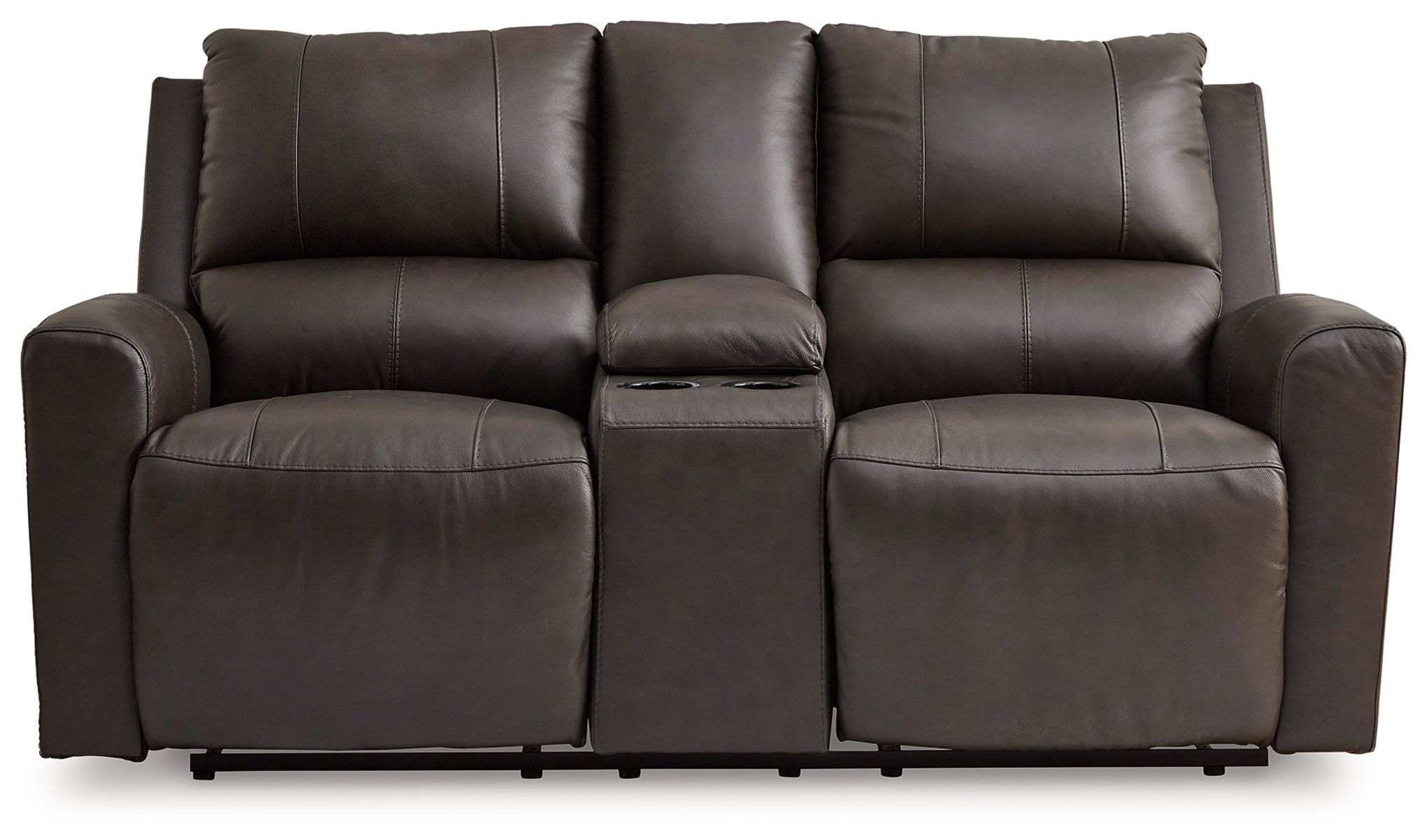 Boxmere - Dbl Power Reclining Loveseat with Console - Storm - Image 7