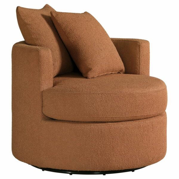 Debbie - Upholstered Swivel Accent Chair - Image 14