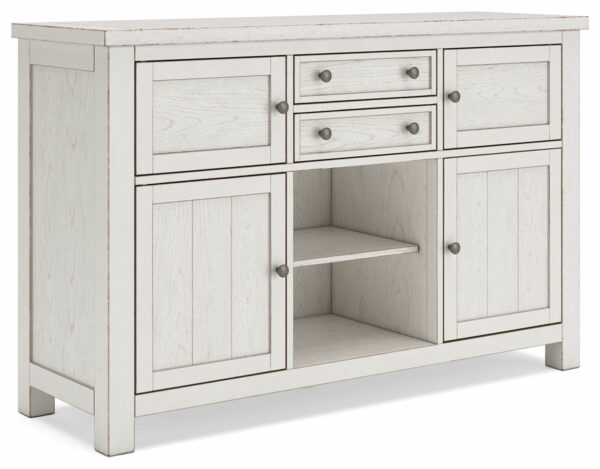 Robbinsdale - Rectangular Counter Height Dining Extension Table Set - Image 8