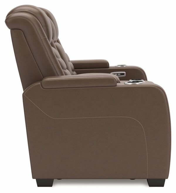 High Impact - Tobacco - Power Reclining Loveseat With Console / Adj Hdrst - Image 6