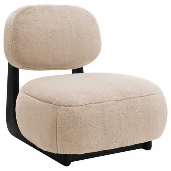 Duffie - Upholstered Armless Accent Chair - Camel - Image 10
