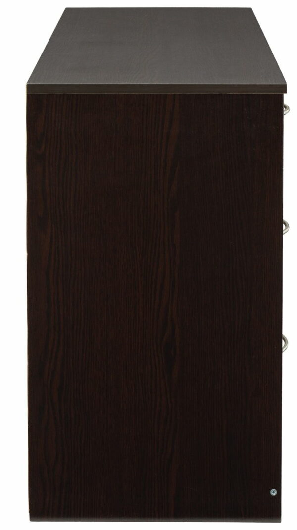 Finch - Black - Six Drawer Dresser - Image 3