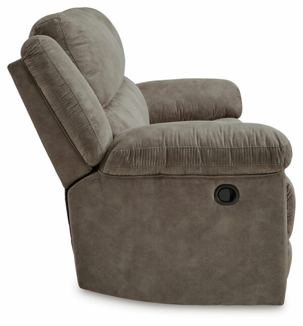 Laresview - Fossil - 2 Seat Reclining Sofa - Image 4