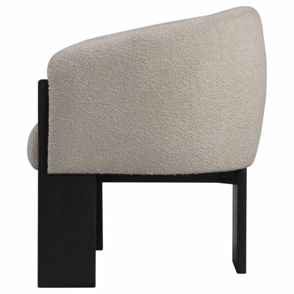 Valdez - Boucle Upholstered Barrel Back Accent Chair - Image 9