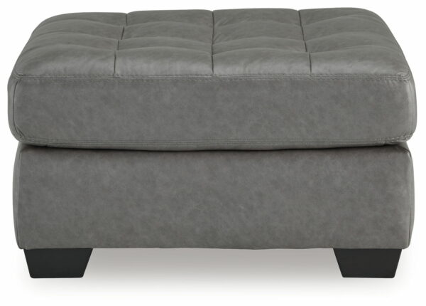 Clairette Court - Alloy - Oversized Accent Ottoman - Image 4