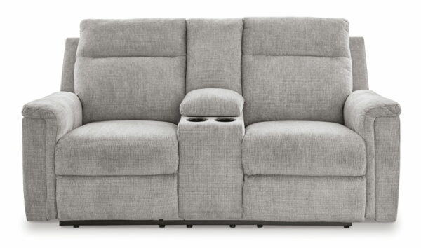 Barnsana - Dbl Power Reclining Loveseat With Console - Image 10