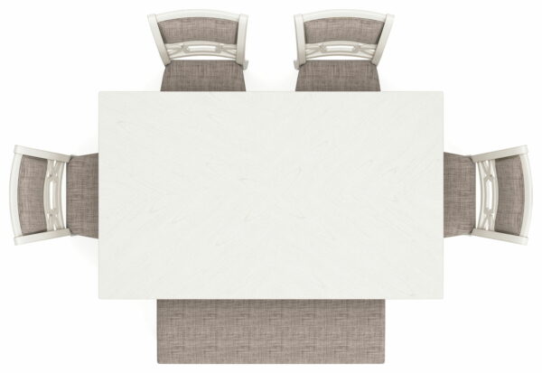 Erinberg - Antique White - Dining Room Table Set (Set of 6) - Image 3