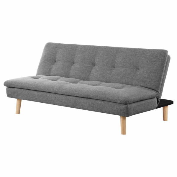 Scout - Upholstered Tufted Convertible Sofa Bed - Gray - Image 12