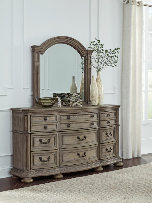 Ardenfield - Light Brown - Dresser And Mirror - Image 4