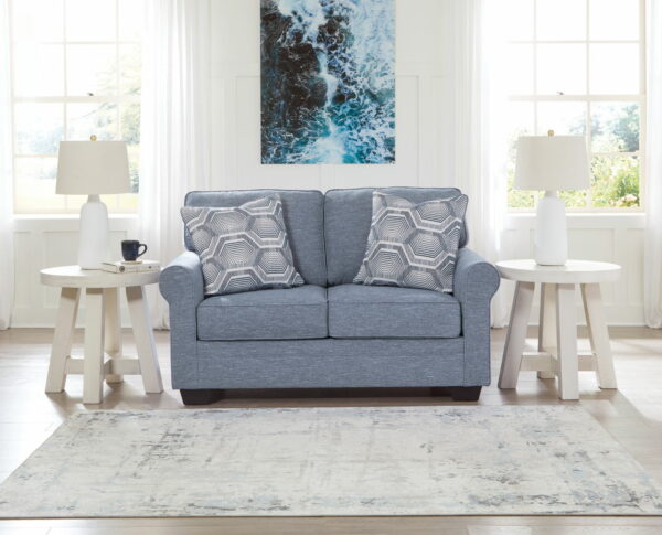 Carissa Manor - Denim - Loveseat - Image 7