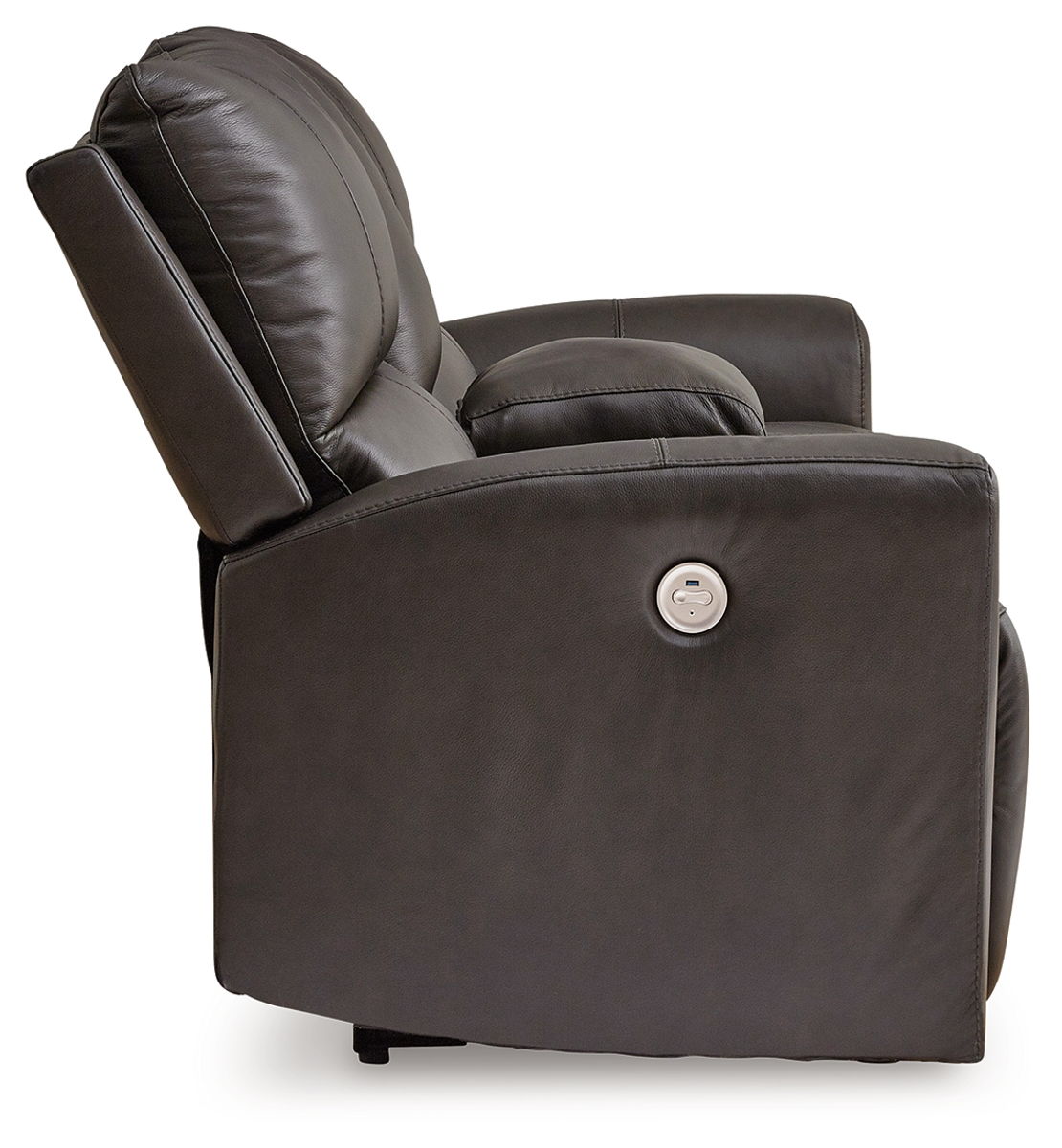 Boxmere - Dbl Power Reclining Loveseat with Console - Storm - Image 5