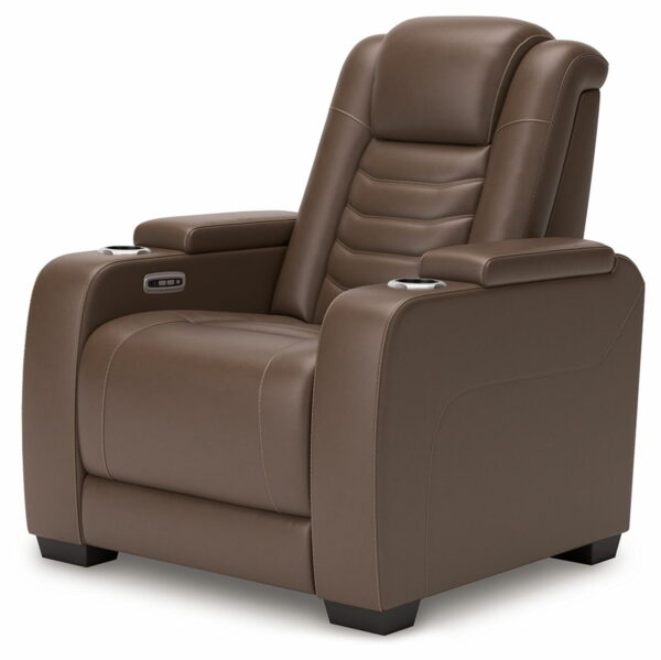 High Impact - Tobacco - Power Recliner / Adj Headrest - Image 3