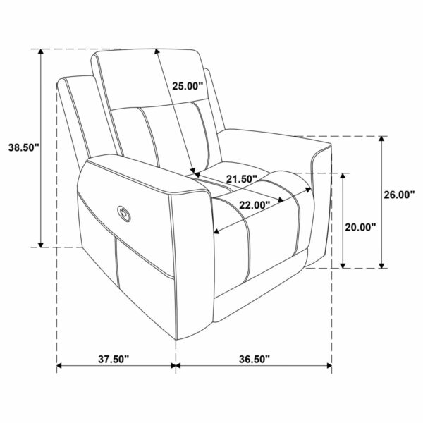 Brentwood - Upholstered Recliner Chair - Image 20