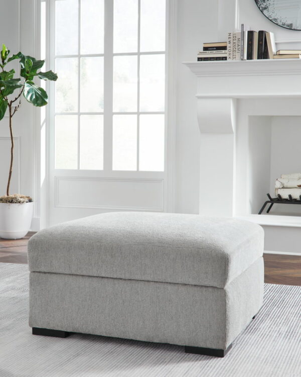 Gabyleigh - Nickel - Ottoman With Storage - Image 5