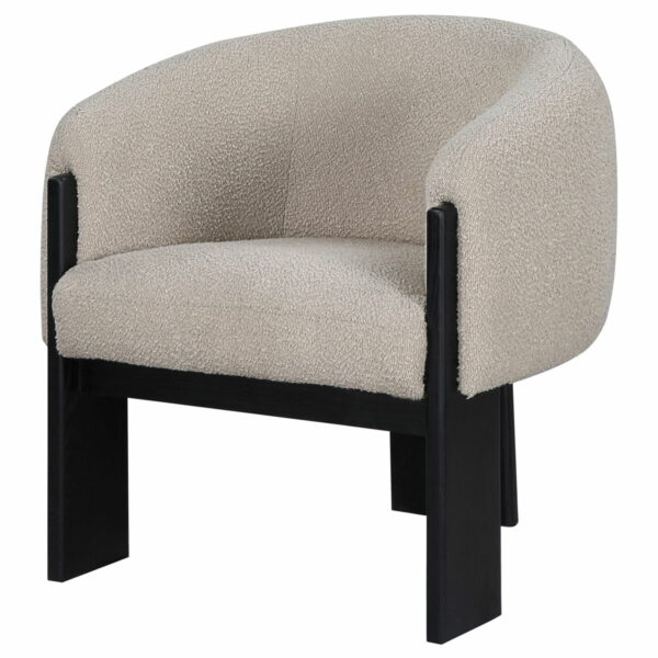 Valdez - Boucle Upholstered Barrel Back Accent Chair - Image 7
