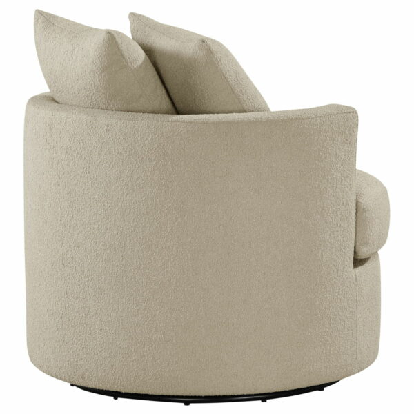 Debbie - Upholstered Swivel Accent Chair - Image 4