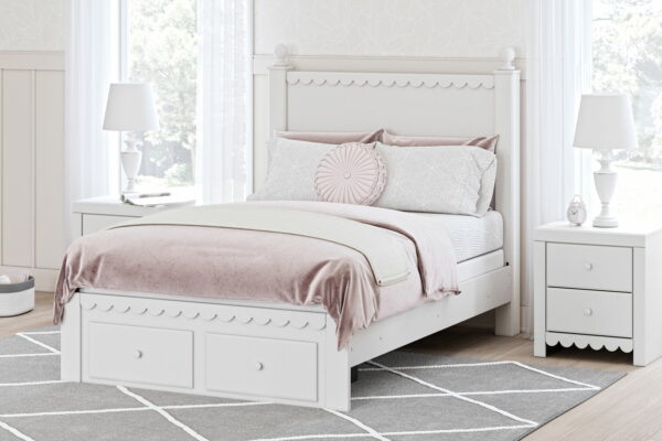 Mollviney - Panel Storage Bed - Image 5