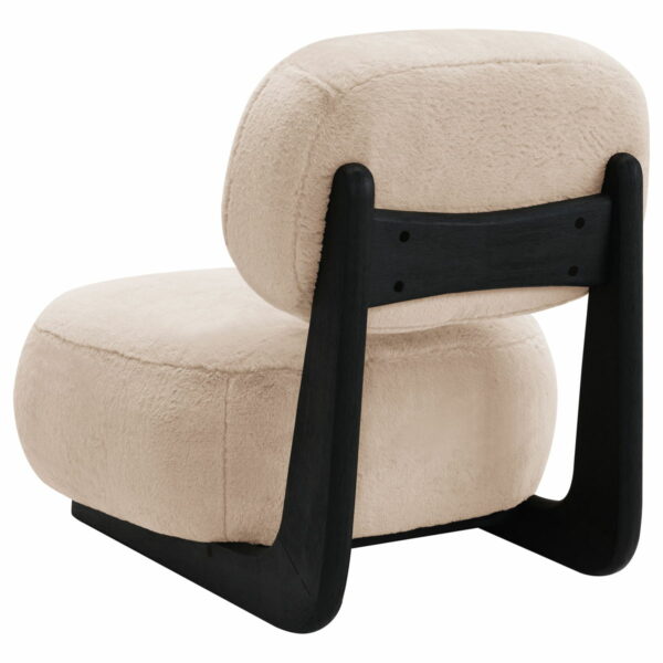 Duffie - Upholstered Armless Accent Chair - Camel - Image 6