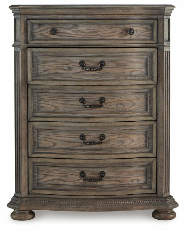 Ardenfield - Light Brown - Five Drawer Chest - Image 3