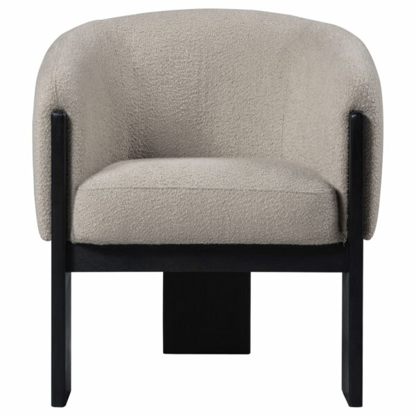 Valdez - Boucle Upholstered Barrel Back Accent Chair - Image 11