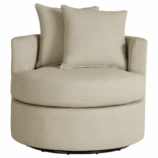 Debbie - Upholstered Swivel Accent Chair - Image 6