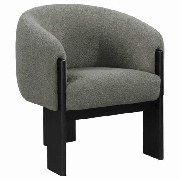 Valdez - Boucle Upholstered Barrel Back Accent Chair - Image 15