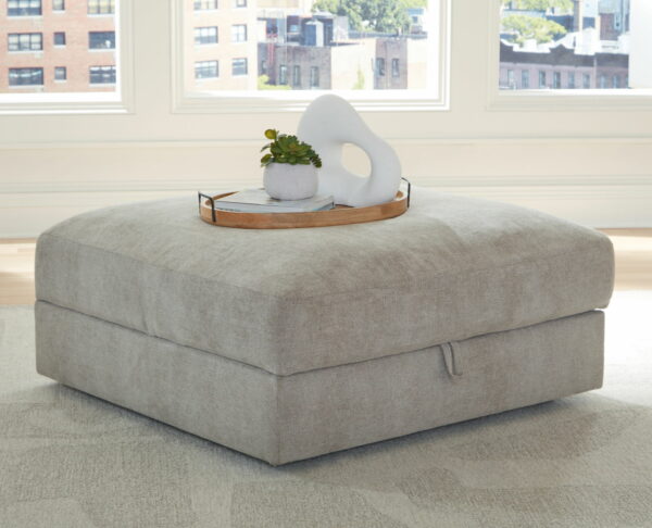 Aslan Court - Pebble - Ottoman With Storage - Image 5